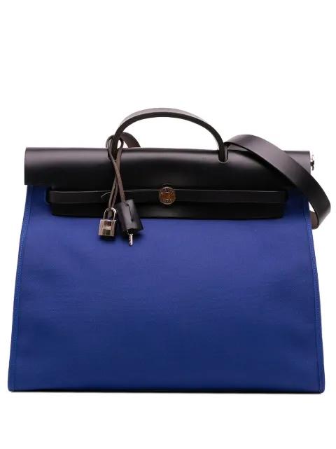 2017 Toile Herbag Zip 39 satchel by HERMES 