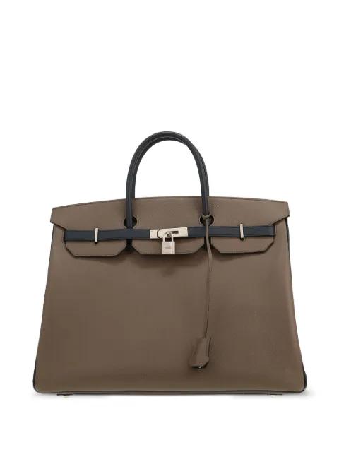 2018 Birkin 40 flap-fastener tote bag by HERMES 
