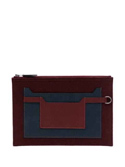 2018 Epsom and Felt Toodoo 29 clutch bag by HERMES 