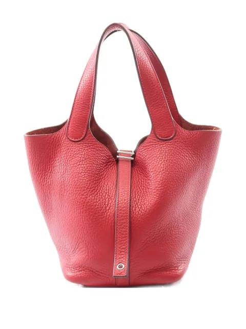 2018 Picotin Lock leather tote bag by HERMES 