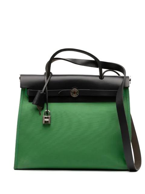 2018 Toile Herbag Zip 31 satchel by HERMES 