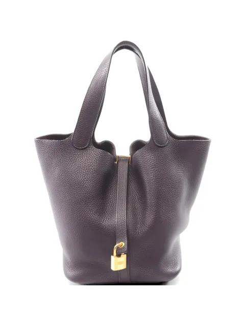 2019 Picotin Lock MM taurillon clemence tote bag by HERMES 
