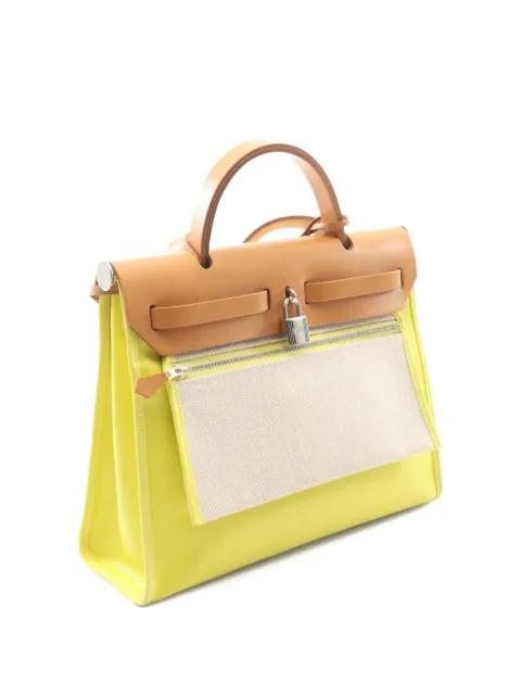 2019 Toile Vache Hunter Herbag Zip 31 satchel by HERMES 