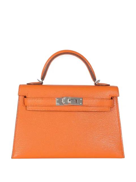 2019 mini Kelly Sellier 20 leather bag by HERMES 