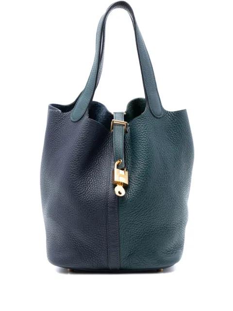 2020 Bicolor Clemence Picotin Lock 22 handbag by HERMES 