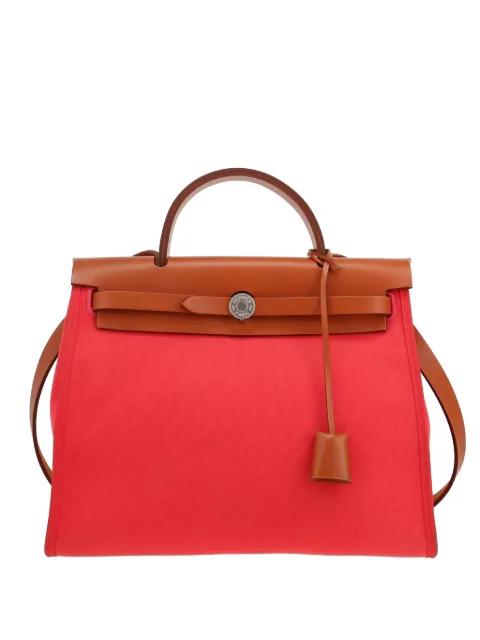 2020 Herbag canvas and leather handbag by HERMES 