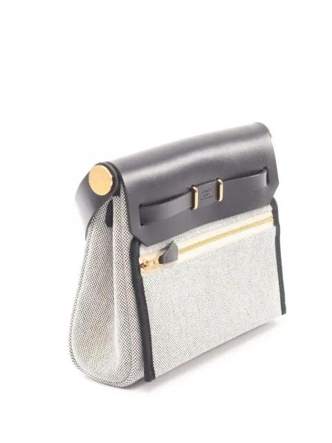 2021-2026 Military Toile and Vache Hunter Herbag Zip 20 crossbody bag by HERMES 