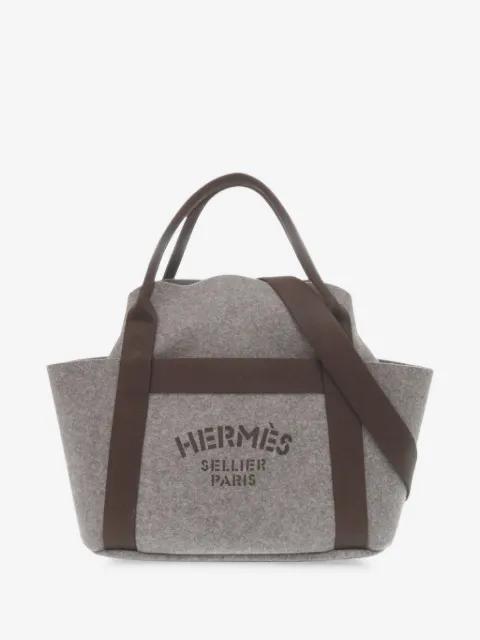 2021 Feutre Sac de Pansage Groom Bag satchel by HERMES 