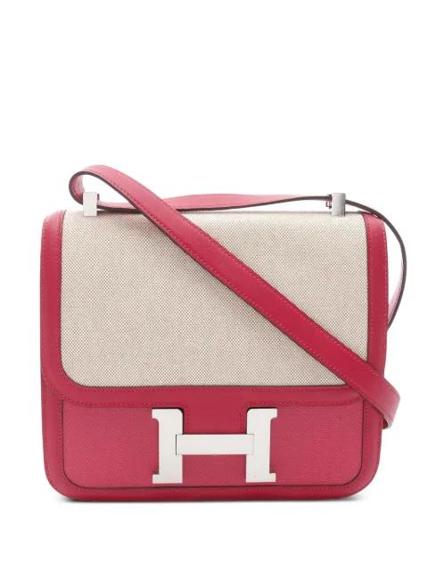 2021 Toile H Berline Swift Constance III 24 shoulder bag by HERMES 