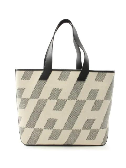 2021 Toile H and Swift Cabas H en Biais 40 tote bag by HERMES 2021 Toile H and Swift Cabas H en Biais 40 tote bag by HERMES