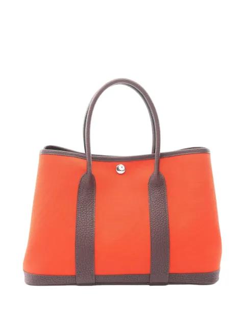 2021 Toile and Negonda Garden Party 30 tote bag by HERMES 