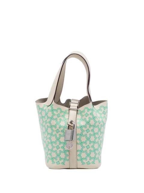2022 Micro Swift Lucky Daisy Picotin Lock 14 handbag by HERMES 