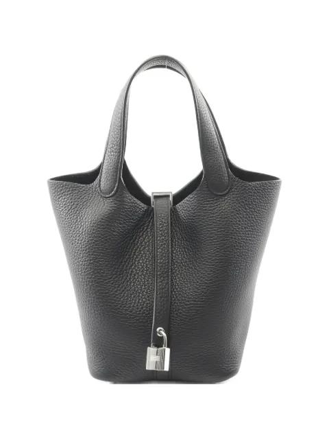 2023 leather lock handbag by HERMES 