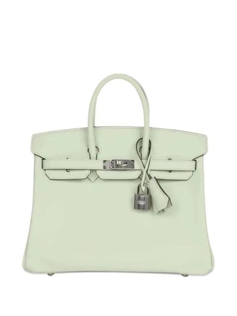 2024 Birkin 25 Swift calfskin palladium-hardware tote bag by HERMES 