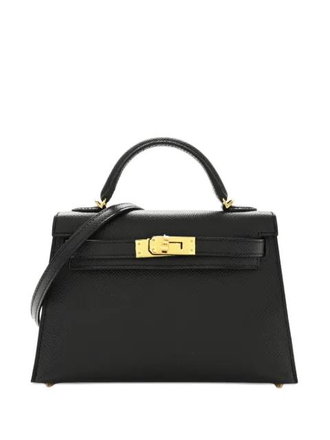 2024 Mini Kelly Sellier 20 Epsom-leather gold-hardware tote bag by HERMES 