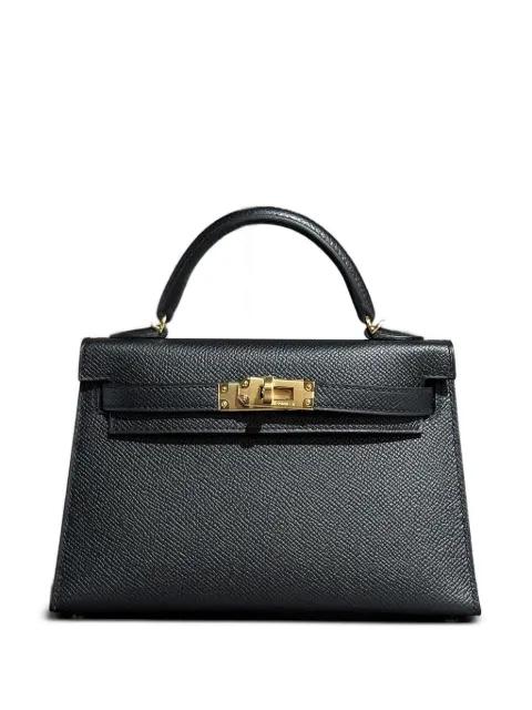 2025 20 mini Kelly Sellier calfskin tote bag by HERMES 