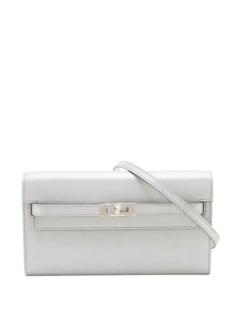 2025 Chevre Chamkila Kelly To Go Wallet crossbody bag by HERMES 