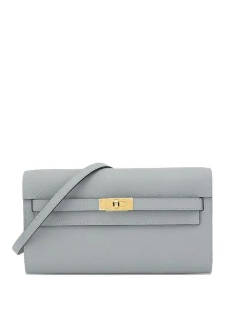 2025 Epsom Classique Kelly To Go Wallet crossbody bag by HERMES 