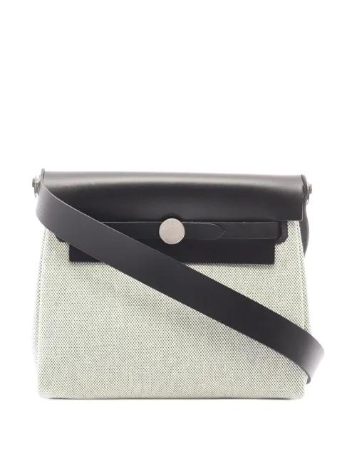 2025 Military Toile and Vache Hunter Herbag Zip 20 crossbody bag by HERMES 2025 Military Toile and Vache Hunter Herbag Zip 20 crossbody bag by HERMES