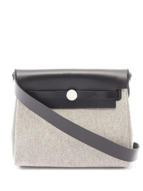 2025 Military Toile and Vache Hunter Herbag Zip 20 crossbody bag by HERMES 