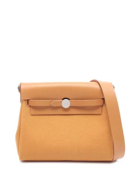 2025 Military Toile and Vache Hunter Herbag Zip 20 shoulder bag by HERMES 