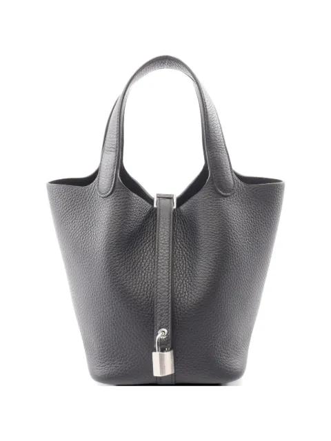 2025 PM Picotan Lock Clemence-leather tote bag by HERMES 