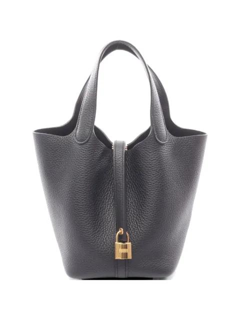 2025 PM Picotin Lock Clemence-leather tote bag by HERMES 