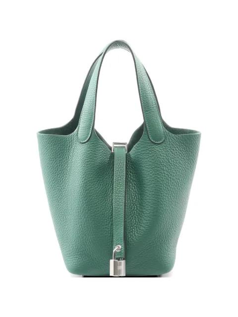 2025 PM Picotin Lock leather handbag by HERMES 