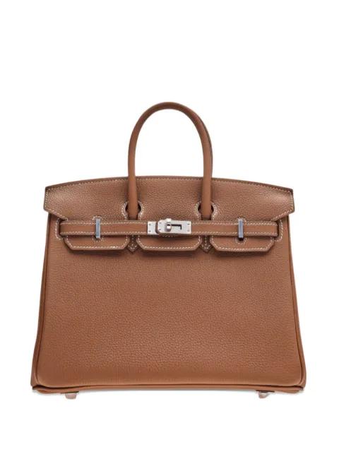 2025 gold Birkin 25 Togo palladium hardware handbag by HERMES 