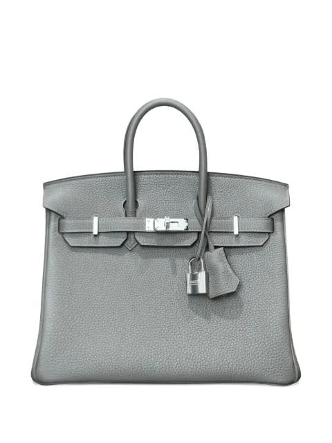 2025 gris Meyer Birkin 25 Togo palladium hardware handbag by HERMES 