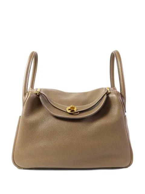 30 Lindy Clemence-leather tote bag by HERMES 