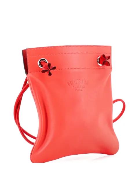 Aline Bag Milo Lambskin and Swift Mini crossbody bag by HERMES 