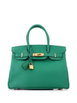 Birkin Handbag Green Epsom with Gold Hardware 30 tote bag by HERMES 