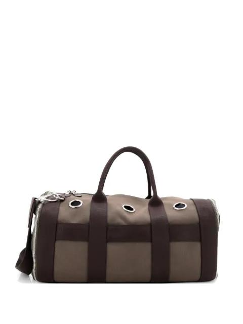 Carrying Dog Bag Canvas travel bag by HERMES 