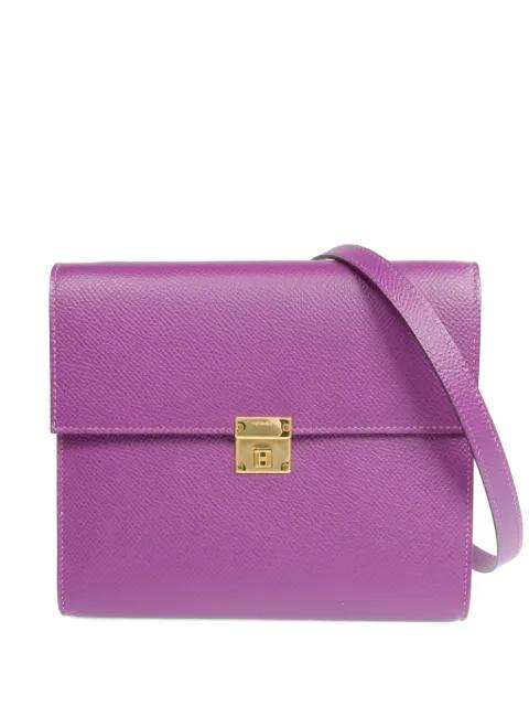 Clic 16 Epsom calfskin crossbody bag by HERMES 