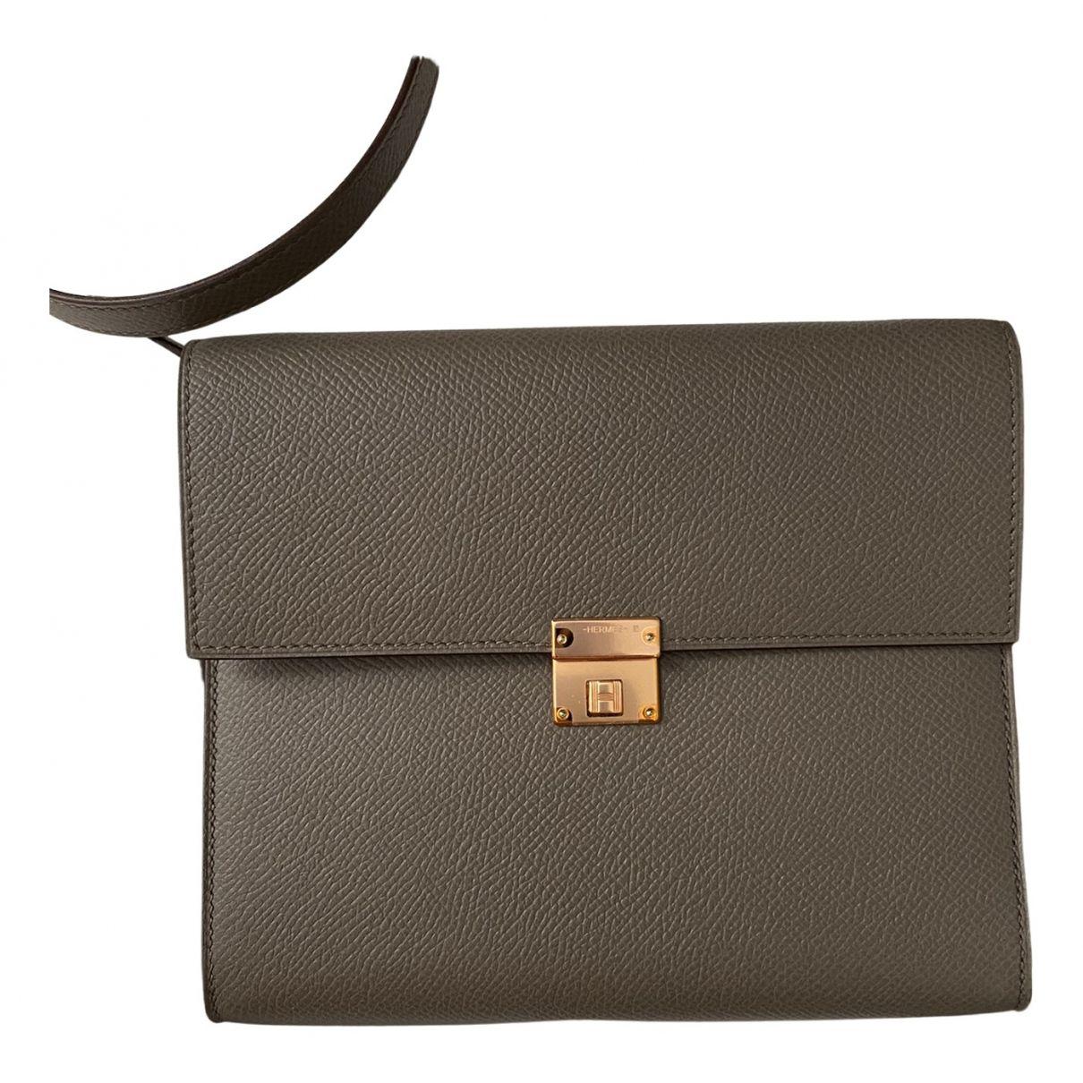 Clic 16 leather crossbody bag (Clic 16) by HERMES