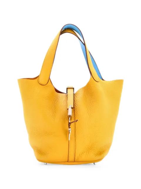 Eclat Picotin Lock Bag Clemence MM bucket bag by HERMES 