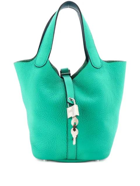 Eclat Picotin Lock Bag Clemence with Swift PM bucket bag by HERMES 
