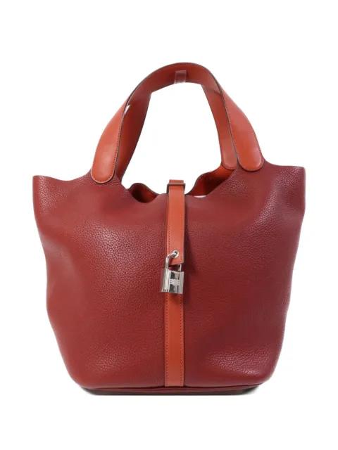 GM Picotin leather tote bag by HERMES 
