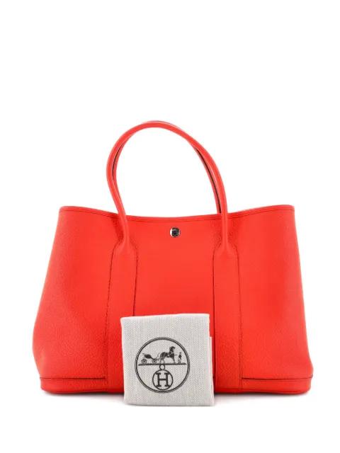 Garden Party Tote Leather with Printed Interior 36 satchel by HERMES 
