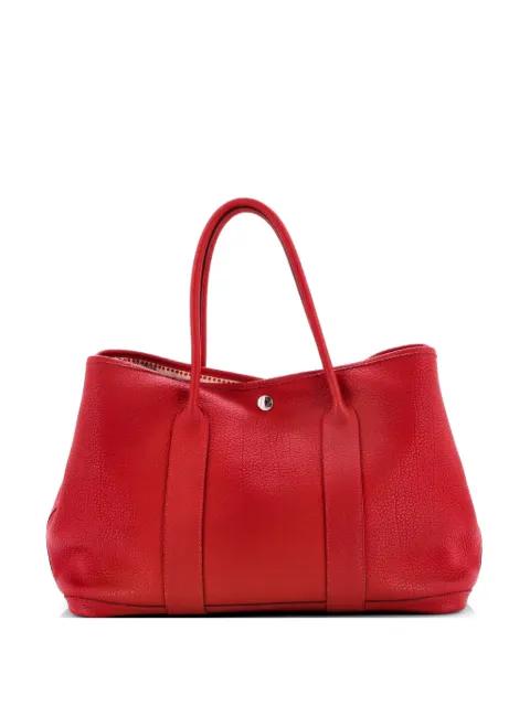 Garden Party Tote Leather with Printed Interior 36 satchel by HERMES 