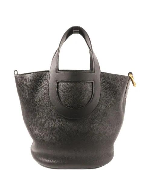 In the loop leather tote bag by HERMES 