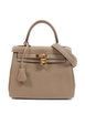 Kelly 25 calfskin tote bag by HERMES 