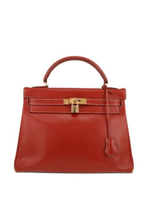 Kelly 32 Sellier two-way handbag by HERMES 
