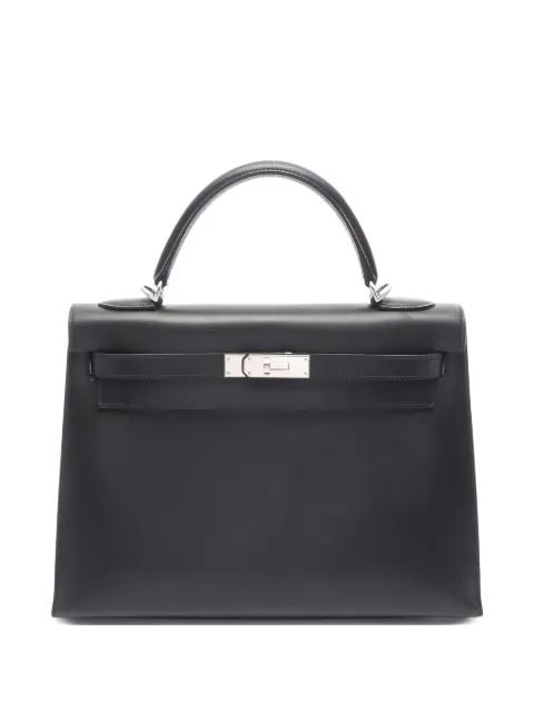 Kelly 32 leather tote bag by HERMES 