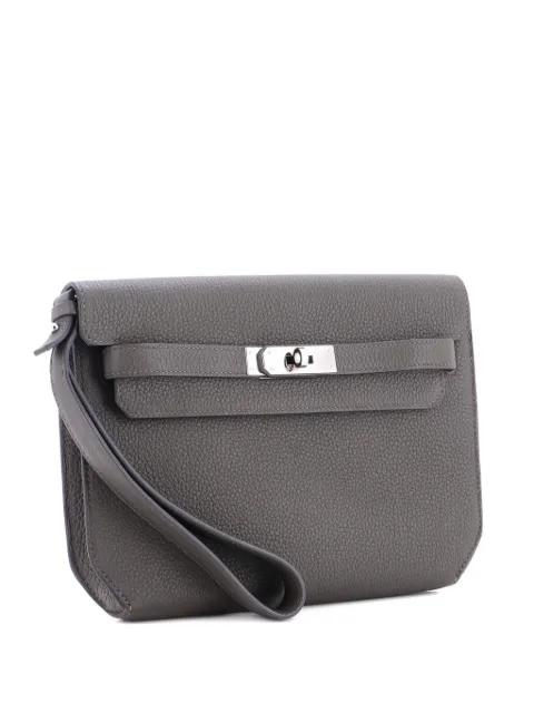 Kelly Depeches Pouch Togo 25 clutch bag by HERMES 