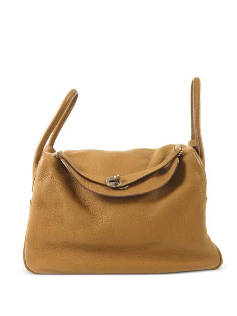 Lindy 34 leather tote bag by HERMES 