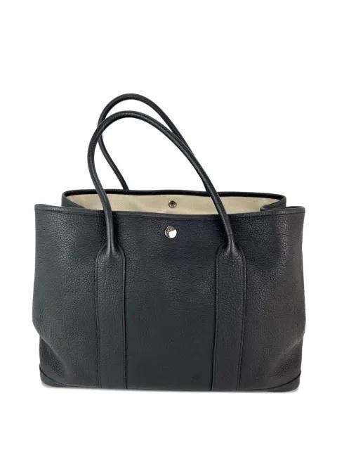 MM 36 Negonda Garden Party leather tote bag by HERMES 