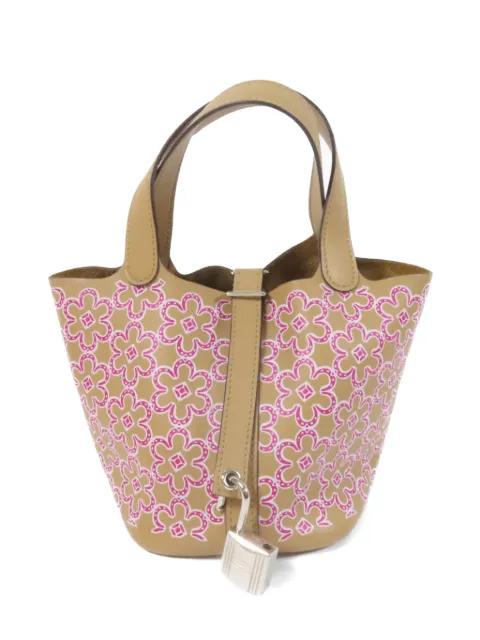 Micro Picotin Daisy tote bag by HERMES 