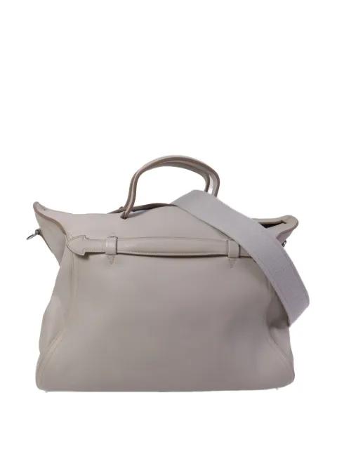 Oxer leather two-way handbag by HERMES 
